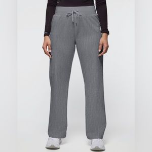 Jaanuu nwt xsp grey 4 pocket scrub pants